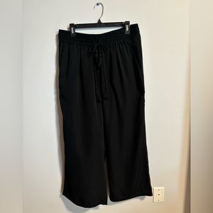 Black Wide Leg Women's Pants